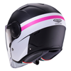 Kask Otwarty Motocyklowy CABERG JET SOHO ZEPHYR WHITE PINK
