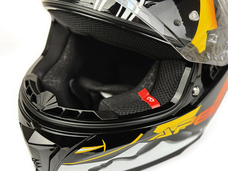 Kask Młodzieżowy Apex FI100 JNR BEE BLACK połysk