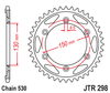 Zębatka Tylna JT JTR298.40