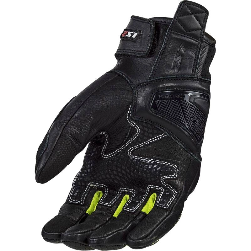 Rękawice LS2 SPARK 2 MAN GLOVES Czarno-żółte