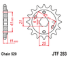 Zębatka Przednia JT JTF283.15