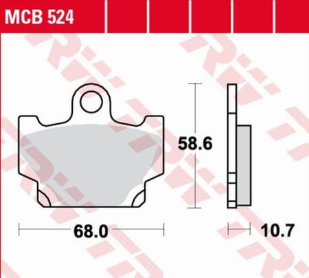 Klocki Hamulcowe TRW MCB524