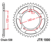 Zębatka Tylna JT JTR1800.42