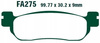 Klocki Hamulcowe EBC FA275TT