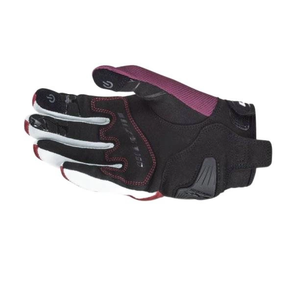 Rękawice damskie LS2 DART 2 LADY GLOVES Czarne Czerwone Szare