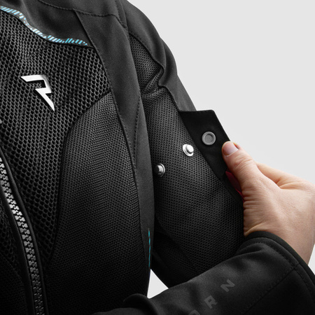 Kurtka Damska Motocyklowa REBELHORN JAX LADY BLACK/BLUE