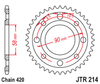 Zębatka Tylna JT JTR214.36