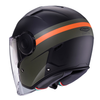 Kask Otwarty Motocyklowy CABERG JET SOHO ZEPHYR BLACK GREEN ORANGE