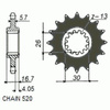 Zębatka Przednia Sunstar SUNF393-16