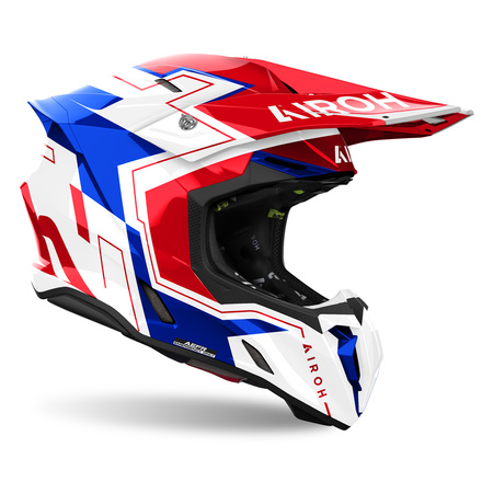 Kask cross AIROH TWIST 3 DIZZY BLUE/RED GLOSS