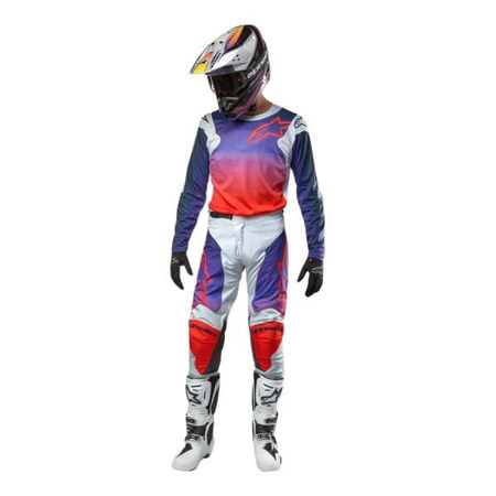 Spodnie Alpinestars MX Racer Grey/Blue/Orange