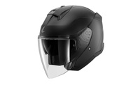 Kask Otwarty Motocyklowy SHARK SKWAL JET BLANK BLACK MATT