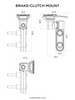 QUAD LOCK PODSTAWA MONTOWANA W OBEJMIE POMPY HAMULCA/SPRZĘGŁA