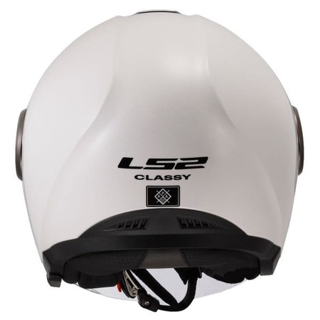 Kask Otwarty LS2 OF620 CLASSY WHITE biały