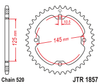 Zębatka Tylna JT JTR1857.40