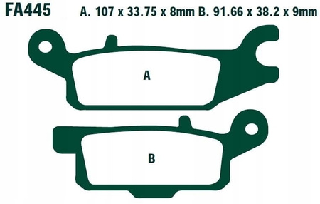 Klocki Hamulcowe EBC FA445R