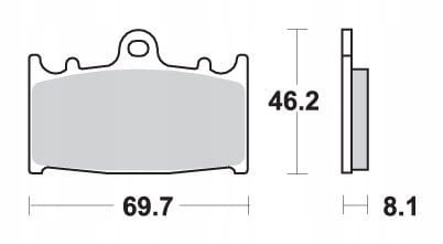 Klocki Hamulcowe SBS 631HS