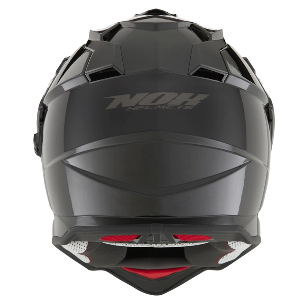 Kask off-roadowy motocyklowy NOX N312 Czarny połysk