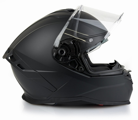 Kask Integralny Apex FI200 SOLID czarny matowy