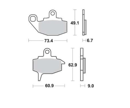 Klocki Hamulcowe TRW MCB573