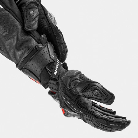 Rękawice Motocyklowe SHIMA RS-3 BLACK RED czarny czerwone