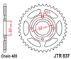Zębatka Tylna JT JTR837.39