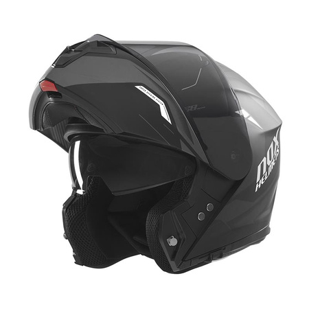 Kask Szczękowy Motocyklowy NOX N968 ULTRA BLACK WHITE MATT