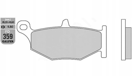 Klocki Hamulcowe Galfer FD359G1054