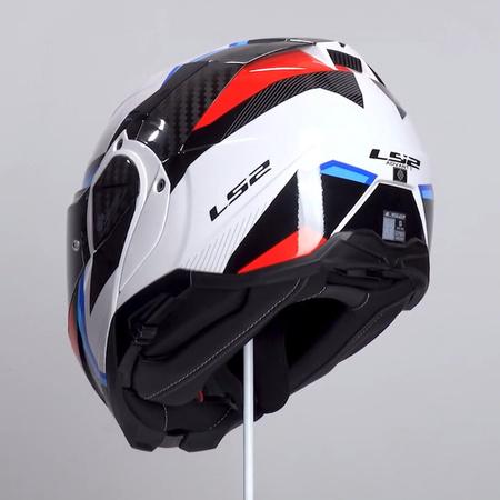 Kask Motocyklowy Szczękowy LS2 FF910 ADVANT II TRIPLE WHITE BLUE RED
