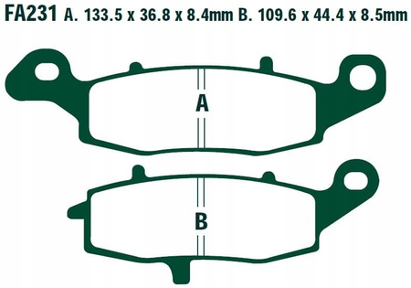 Klocki Hamulcowe EBC FA231