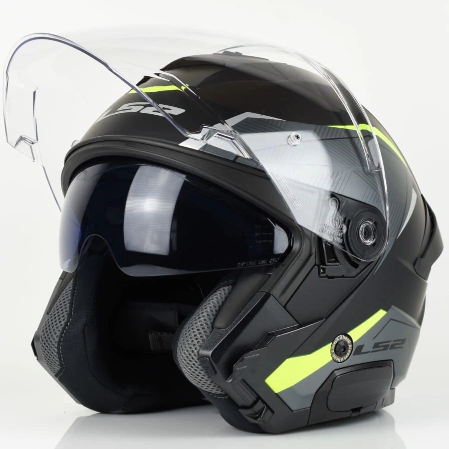 Kask LS2 OF618 VERSO II SOLID Czarno-żółty