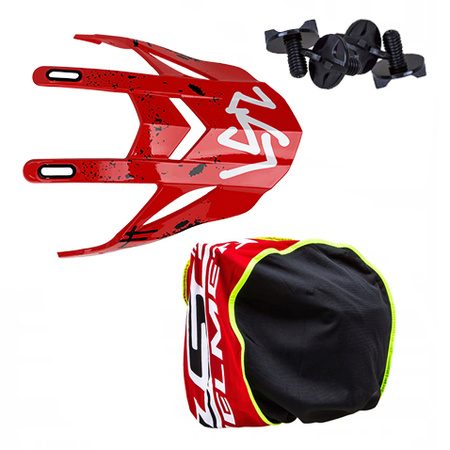 Kask Enduro Dziecięcy LS2 MX437 FAST EVO II MINI STARMAW