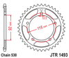 Zębatka Tylna JT JTR1493.41