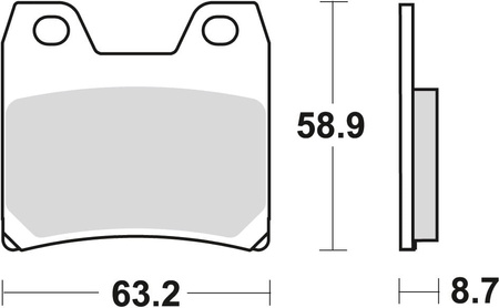 Klocki Hamulcowe TRW MCB725