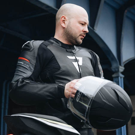 Kurtka motocyklowa Rebelhorn Veloce Black Grey Fluo