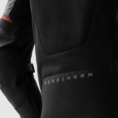 Kurtka tekstylna motocyklowa REBELHORN HIFLOW V BLACK RED