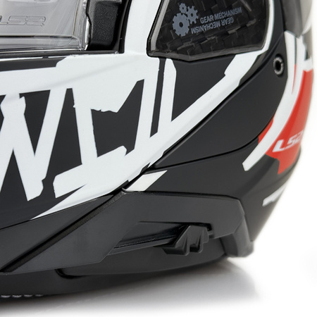 Kask Szczękowy LS2 FF910 Advant II Tape Black czarny