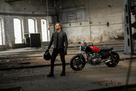 Kurtka Skórzana Motocyklowa SECA WANTED II BLACK