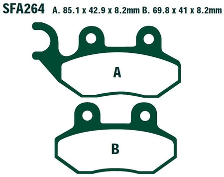 Klocki Hamulcowe EBC SFA264HH