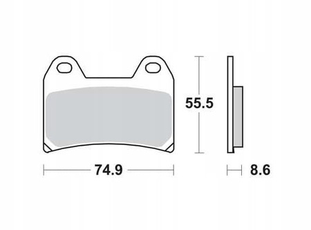 Klocki Hamulcowe TRW MCB75