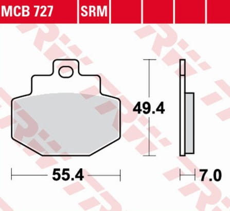 Klocki Hamulcowe TRW MCB727
