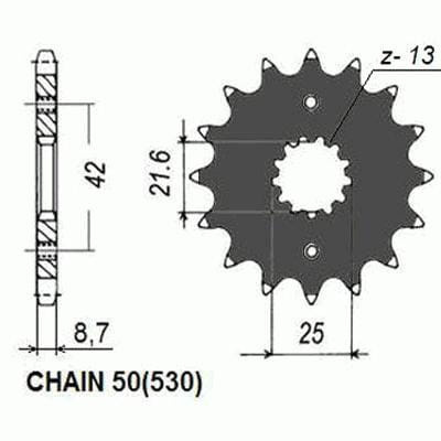 Zębatka Przednia Sunstar SUNF511-15
