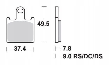 Klocki Hamulcowe SBS 838HS