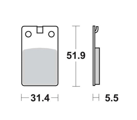 Klocki Hamulcowe TRW MCB564