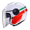 Kask otwarty CABERG JET SOHO ZEPHYR WHITE GREEN RED