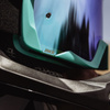 GOGLE IMX ENDURANCE RACE GOG TURQUOISE/BLACK (SZYBA IRIDIUM GREEN + CLEAR)