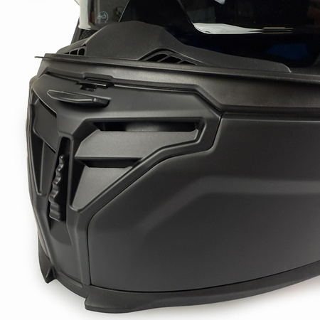 Kask Integralny Apex FI200 SOLID czarny matowy