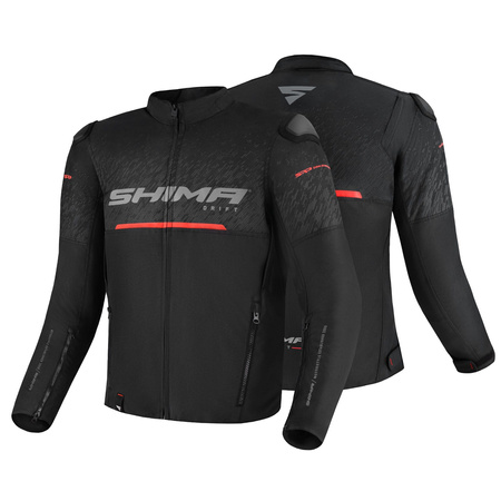 Kurtka Motocyklowa Męska SHIMA DRIFT BLACK