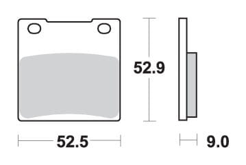 Klocki Hamulcowe SBS 556DC