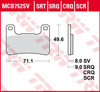 Klocki Hamulcowe TRW MCB752CRQ